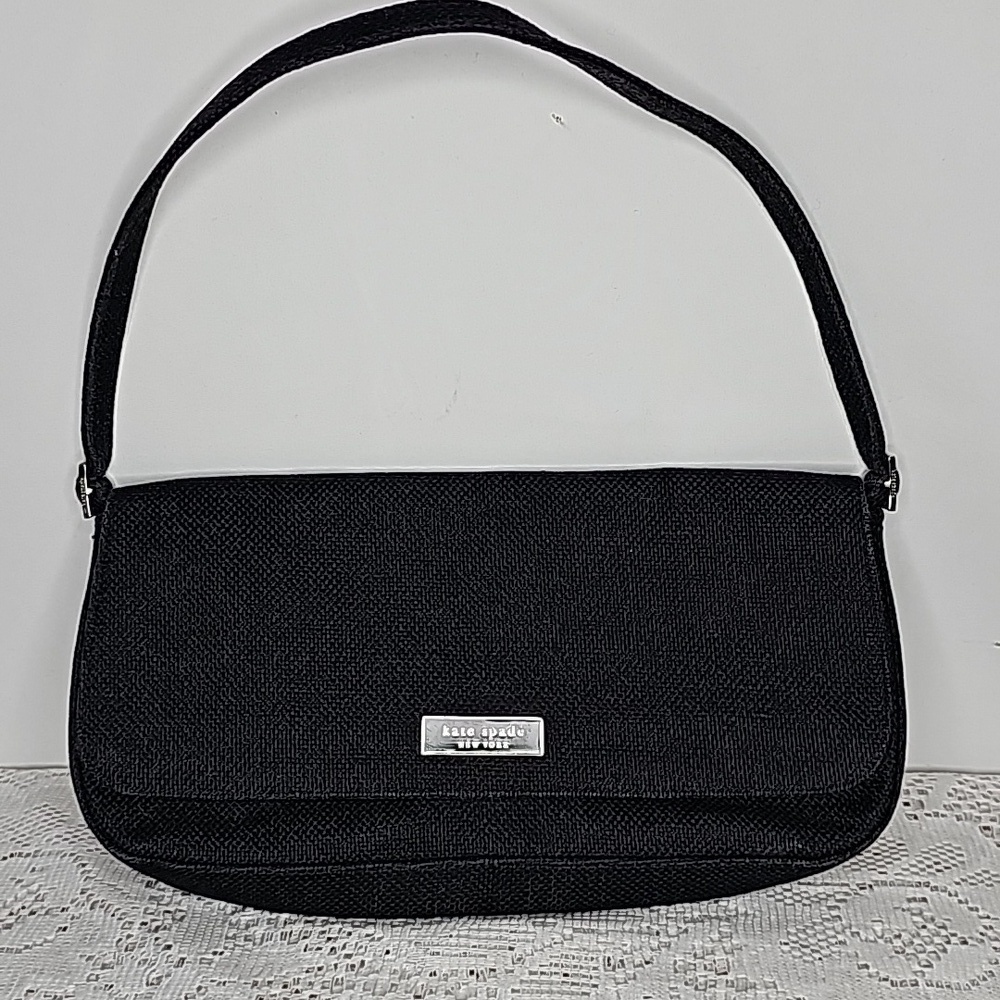 Kate Spade black evening shoulder bag